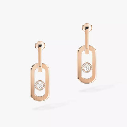 [KELA]SO MOVE XL DIAMOND PENDANT EARRINGS