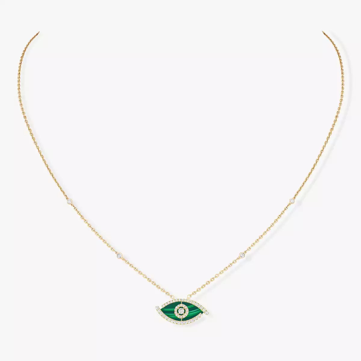 [KELA]LUCKY EYE DIAMOND NECKLACE