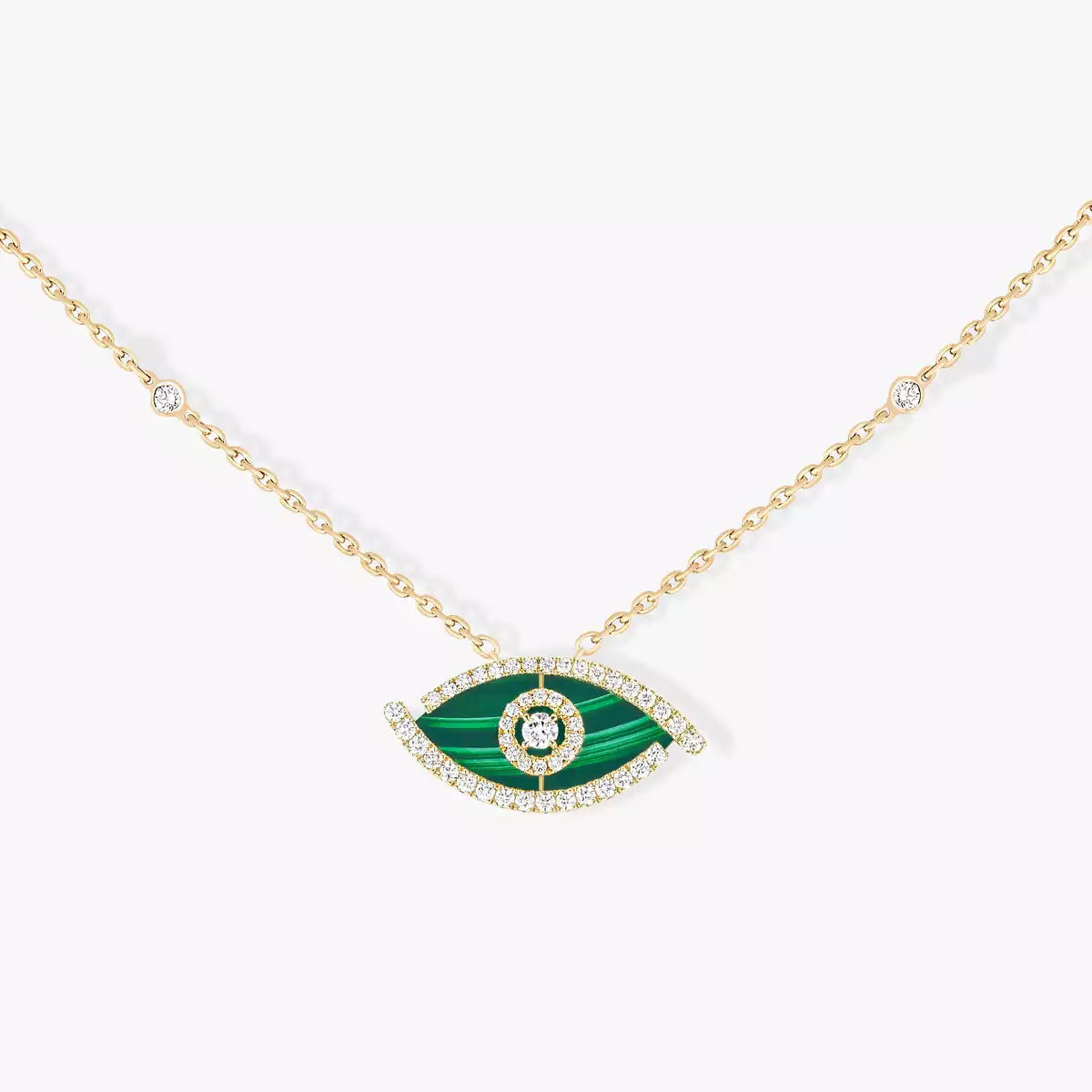 [KELA]LUCKY EYE DIAMOND NECKLACE