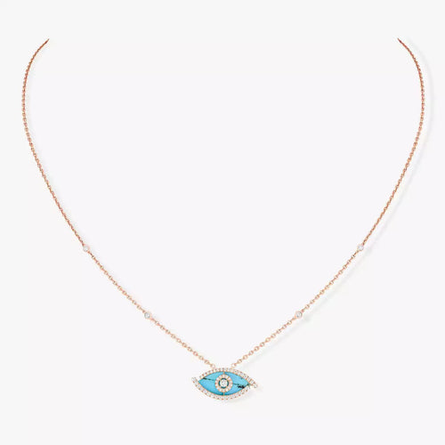 [KELA]LUCKY EYE DIAMOND NECKLACE