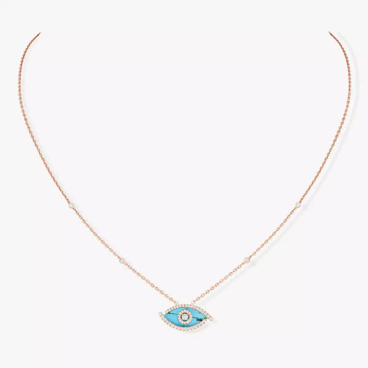 [KELA]LUCKY EYE DIAMOND NECKLACE