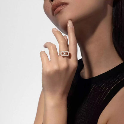 [KELA]SO MOVE FULL PAVÉ DIAMOND RING