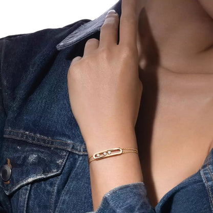 [KELA]MOVE CLASSIQUE DIAMOND BRACELET