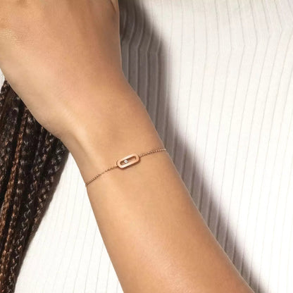 [KELA]MOVE UNO SINGLE DIAMOND BRACELET