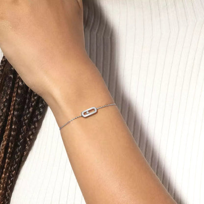 [KELA]MOVE UNO SINGLE DIAMOND BRACELET