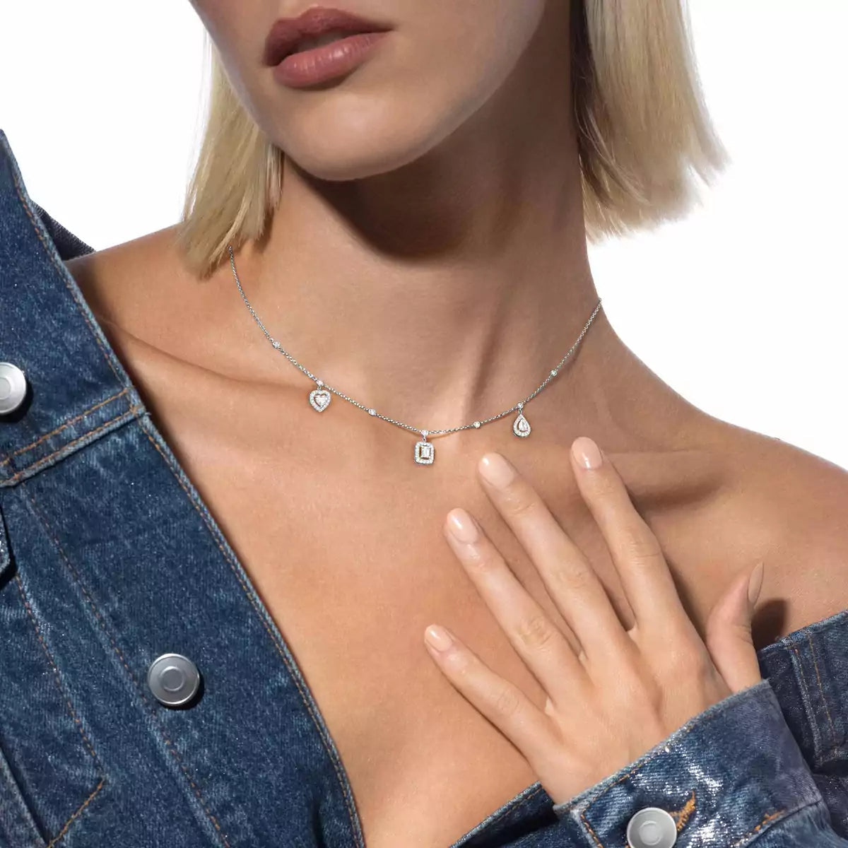 [KELA]TRIFECTA CHARM NECKLACE