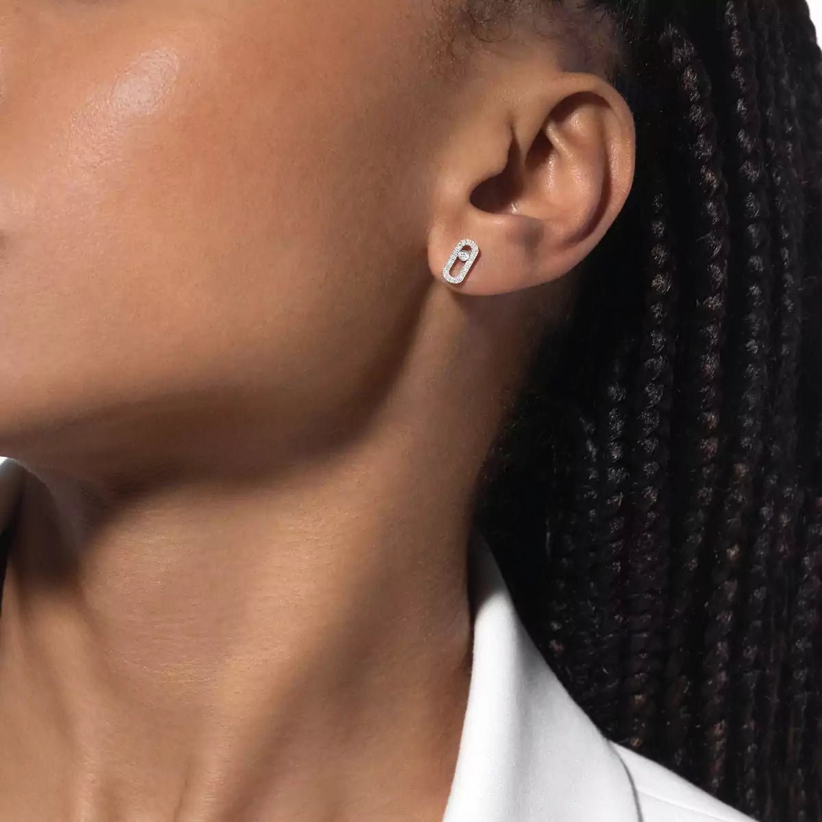 [KELA]MOVE UNO DIAMOND EARRINGS
