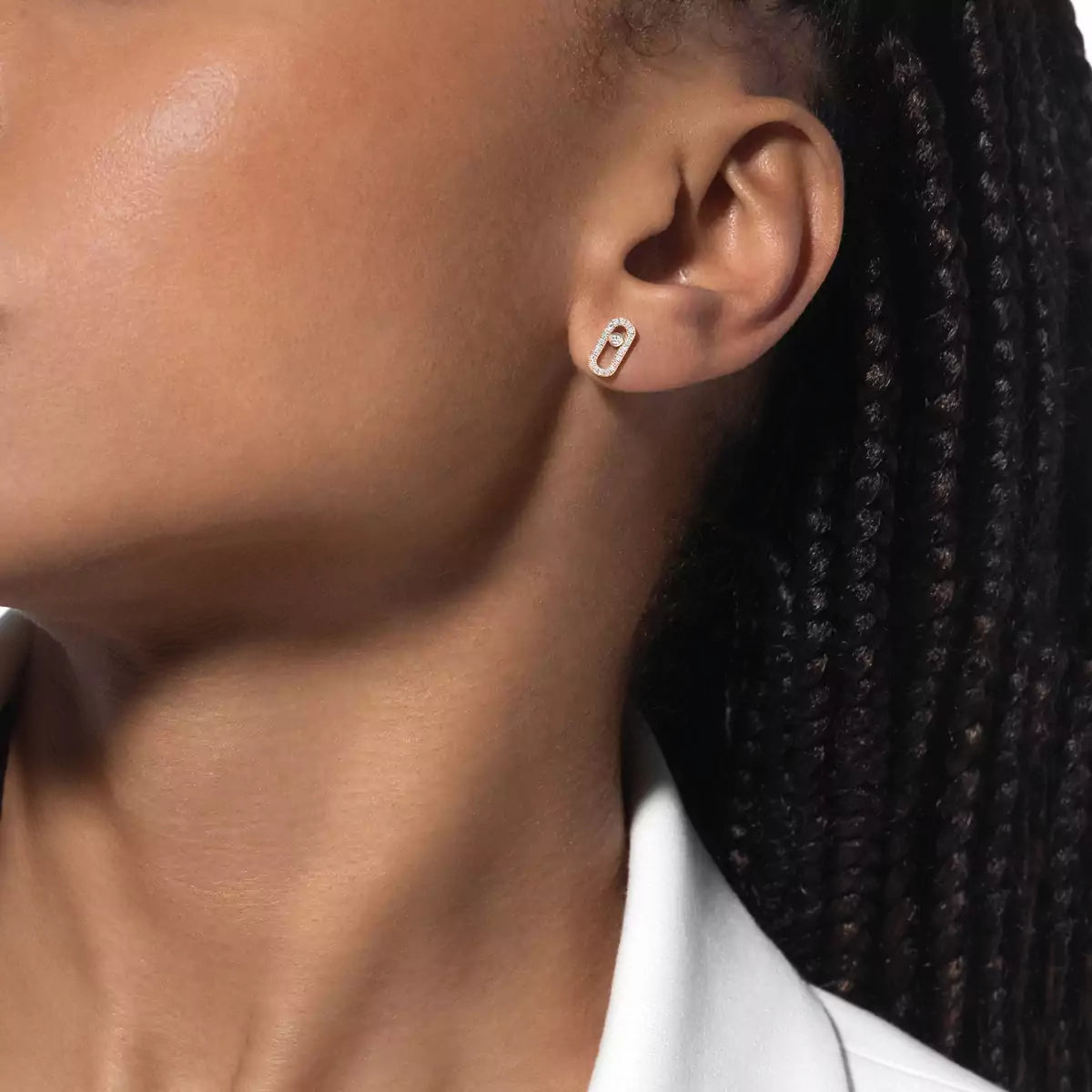 [KELA]MOVE UNO DIAMOND EARRINGS