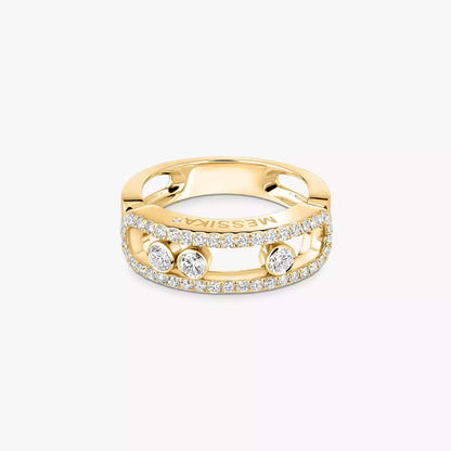 [KELA]BABY MOVE PAVÉ DIAMOND RING