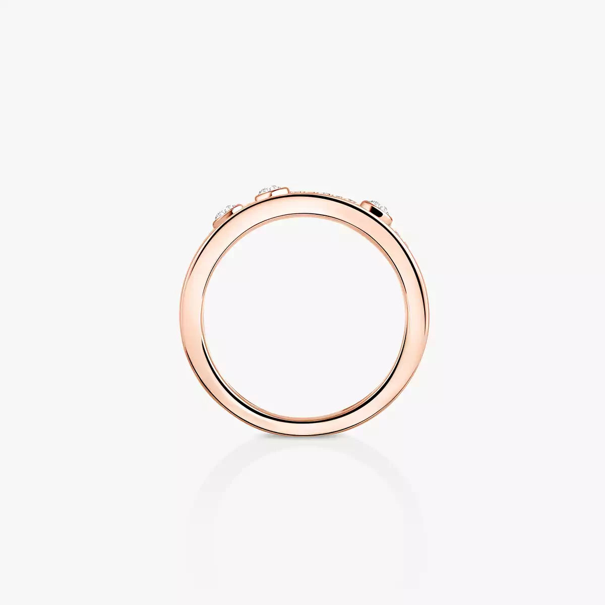 [KELA]MOVE NOA PAVÉ DIAMOND INTERLOCKING RING