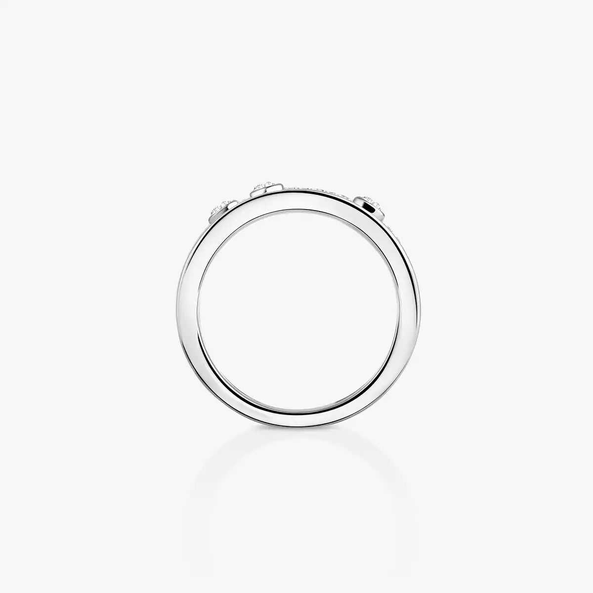 [KELA]MOVE NOA PAVÉ DIAMOND INTERLOCKING RING