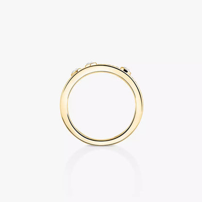 [KELA]MOVE NOA PAVÉ DIAMOND INTERLOCKING RING