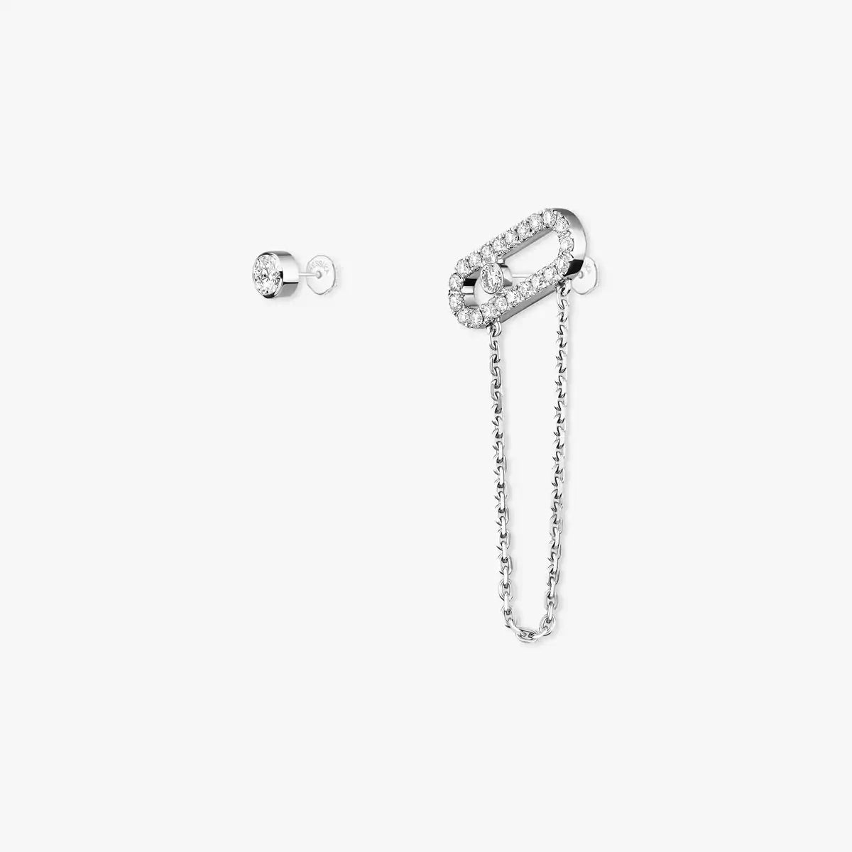 [KELA]MOVE UNO ALL DIAMOND STUD EARRINGS