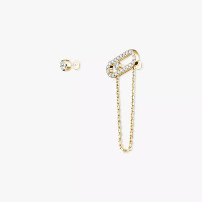 [KELA]MOVE UNO ALL DIAMOND STUD EARRINGS