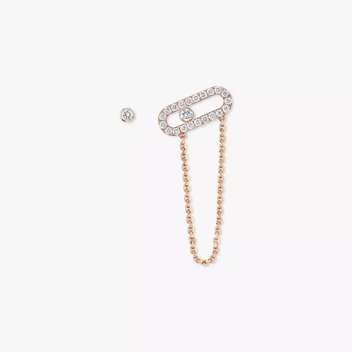 [KELA]MOVE UNO ALL DIAMOND STUD EARRINGS