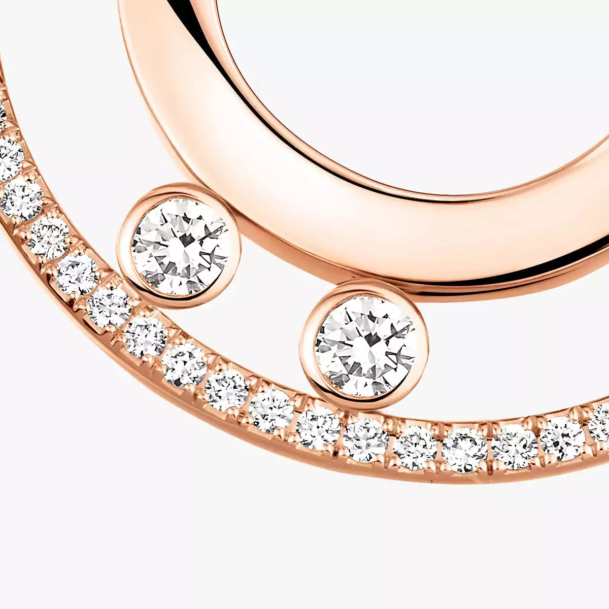 [KELA]MOVE ROMANE SMALL DIAMOND HOOP EARRINGS