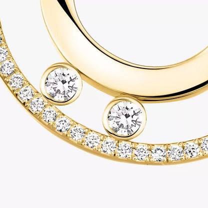 [KELA]MOVE ROMANE SMALL DIAMOND HOOP EARRINGS