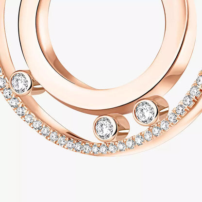 [KELA]MOVE ROMANE SMALL DIAMOND HOOP EARRINGS