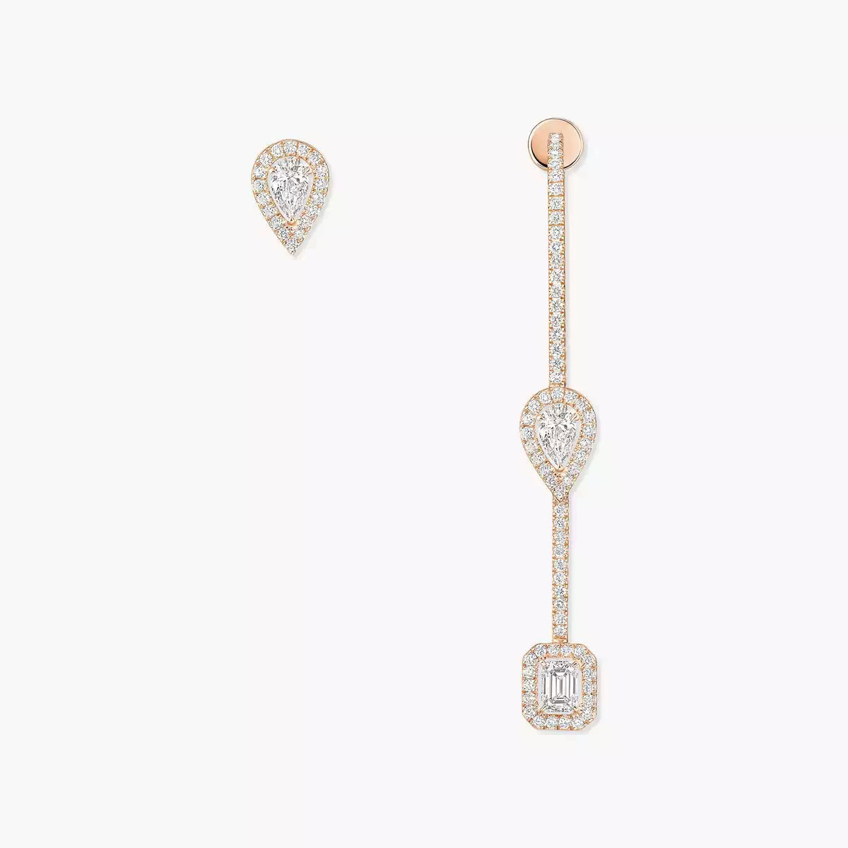 [KELA]MY TWIN DIAMOND DROP EARRINGS
