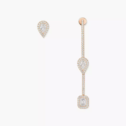 [KELA]MY TWIN DIAMOND DROP EARRINGS