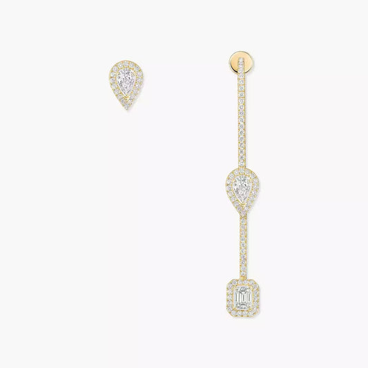 [KELA]MY TWIN DIAMOND DROP EARRINGS