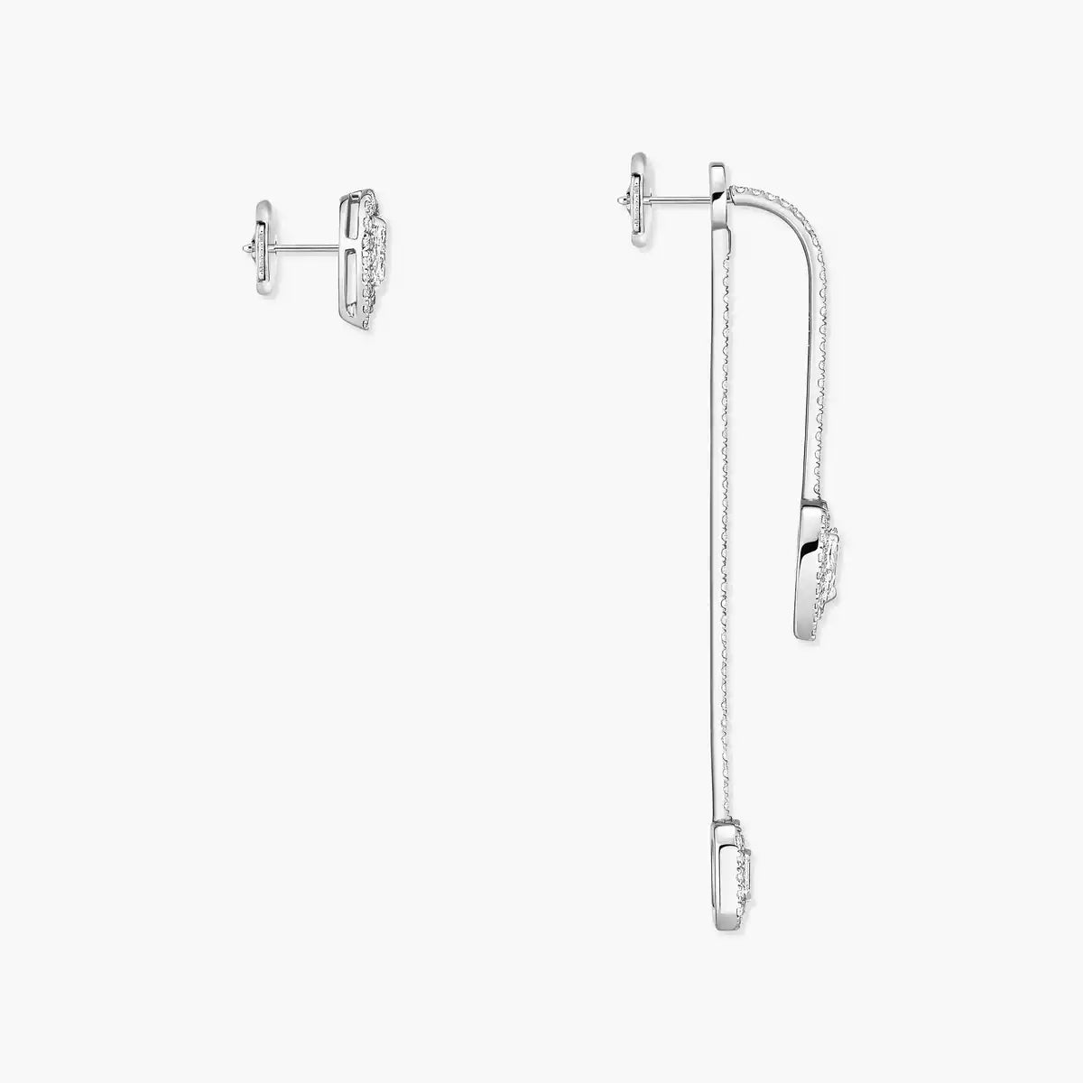 [KELA]MY TWIN DIAMOND DROP EARRINGS