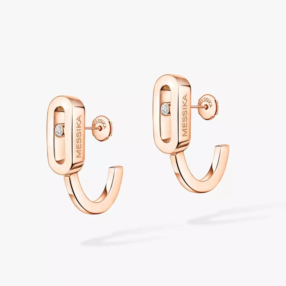 [KELA]MOVE CLASSIQUE MINI DIAMOND HOOP EARRINGS