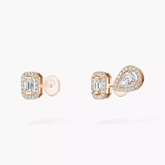 [KELA]MY TWIN 1+2 DIAMOND EARRINGS