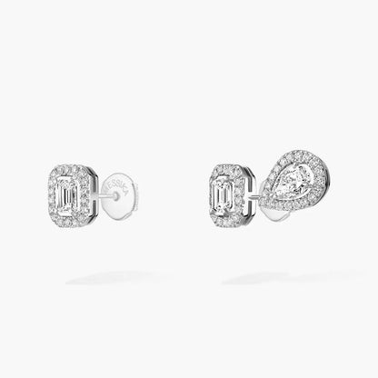 [KELA]MY TWIN 1+2 DIAMOND EARRINGS