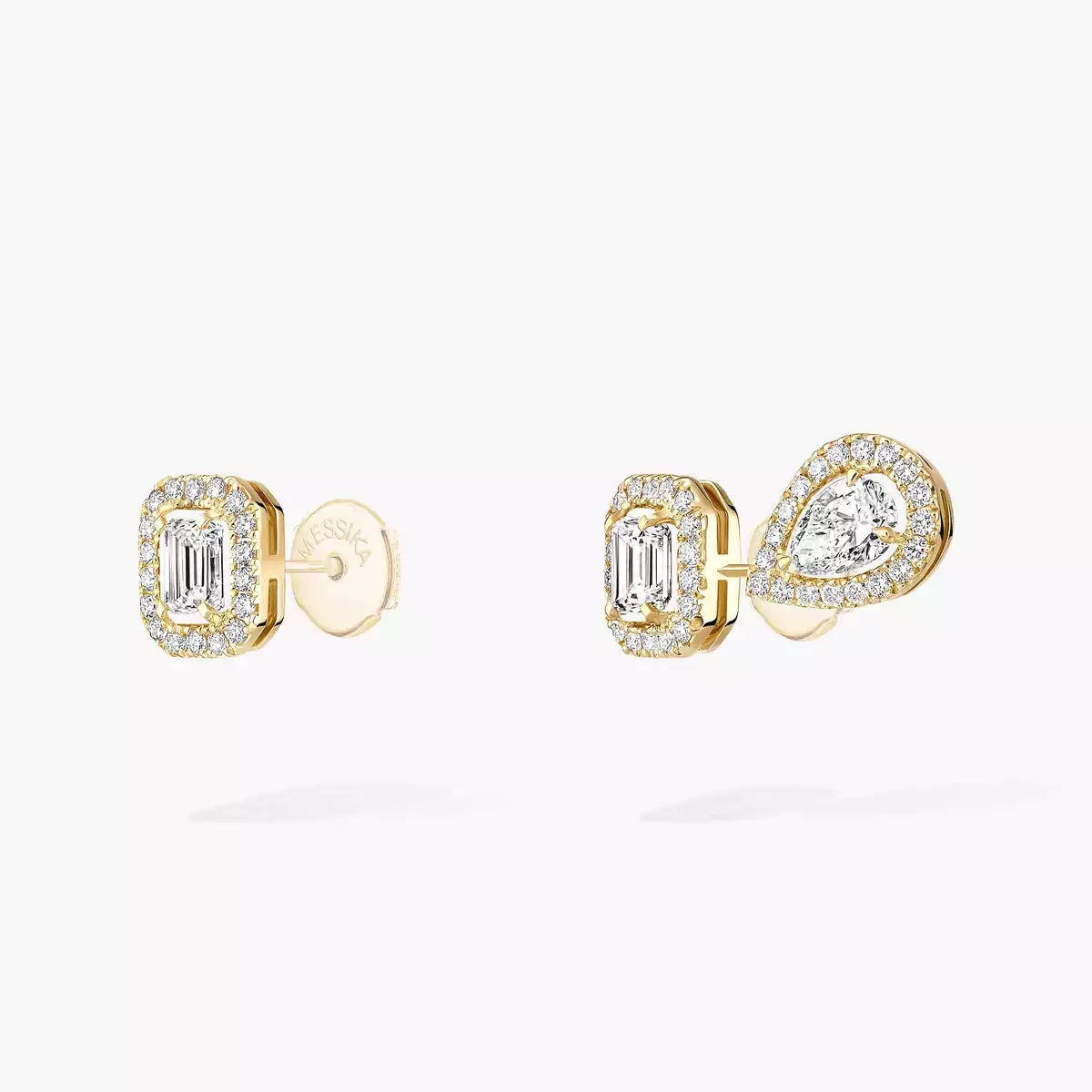 [KELA]MY TWIN 1+2 DIAMOND EARRINGS