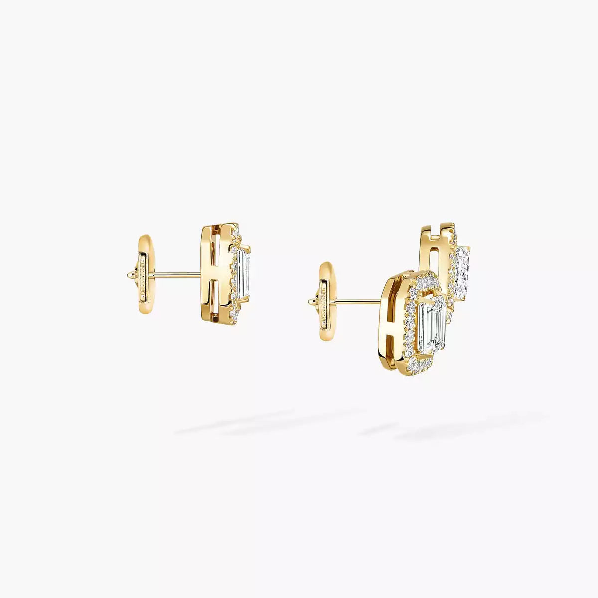 [KELA]MY TWIN 1+2 DIAMOND EARRINGS