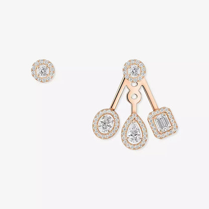 [KELA]MY TWIN TRIO DIAMOND EARRINGS