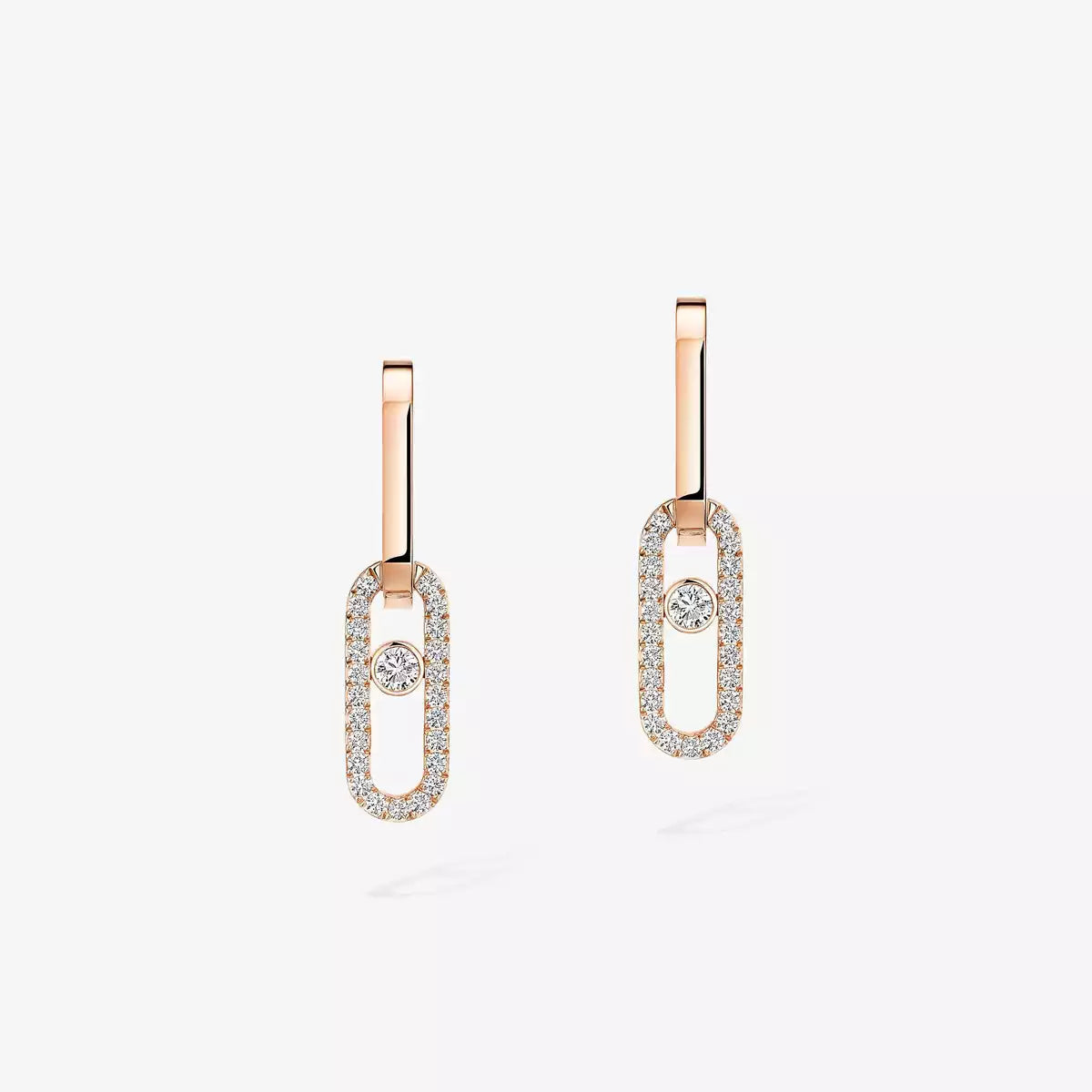 [KELA]MOVE LINK KINETIC DIAMOND EARRINGS