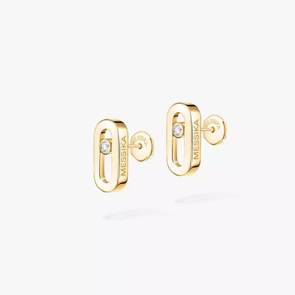 [KELA]MOVE UNO DIAMOND STUD EARRINGS