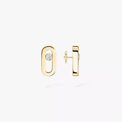 [KELA]MOVE UNO DIAMOND STUD EARRINGS