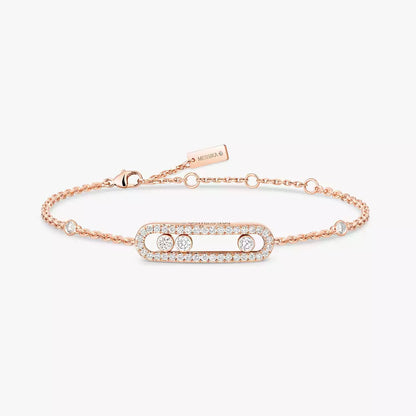 [KELA]PAVÉ BABY MOVE DIAMOND BRACELET