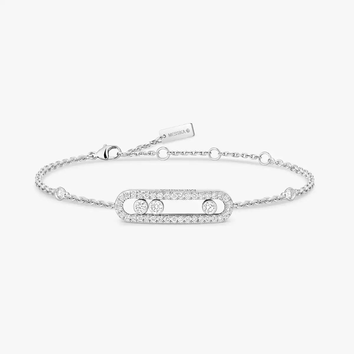 [KELA]PAVÉ BABY MOVE DIAMOND BRACELET