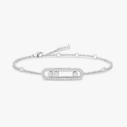 [KELA]PAVÉ BABY MOVE DIAMOND BRACELET