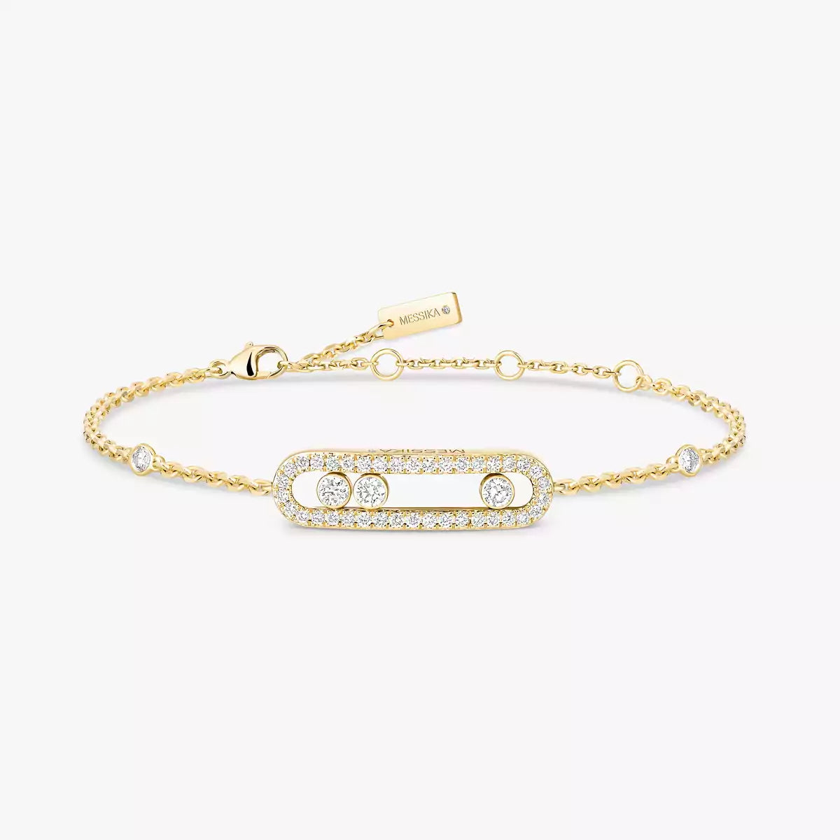 [KELA]PAVÉ BABY MOVE DIAMOND BRACELET