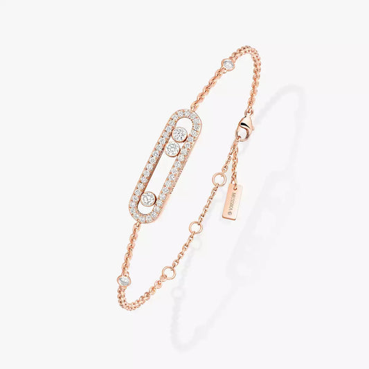 [KELA]PAVÉ BABY MOVE DIAMOND BRACELET