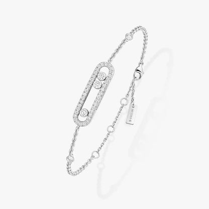 [KELA]PAVÉ BABY MOVE DIAMOND BRACELET