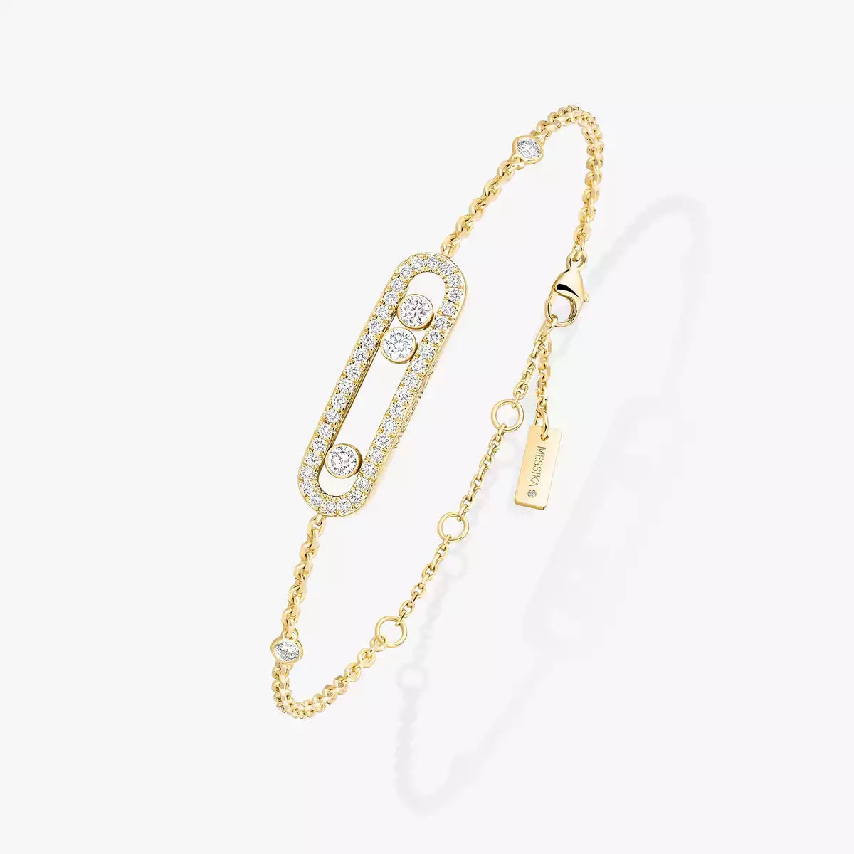 [KELA]PAVÉ BABY MOVE DIAMOND BRACELET