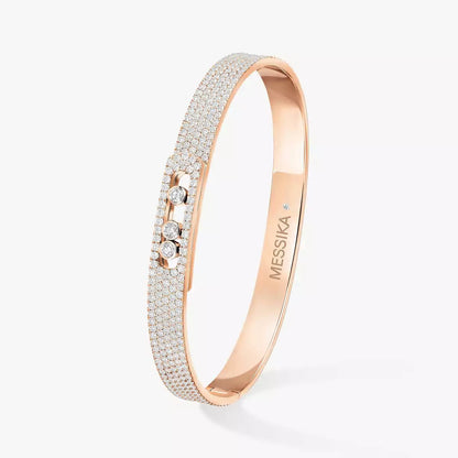 [KELA]MOVE NOA FULL-PAVÉ DIAMOND BANGLE BRACELET