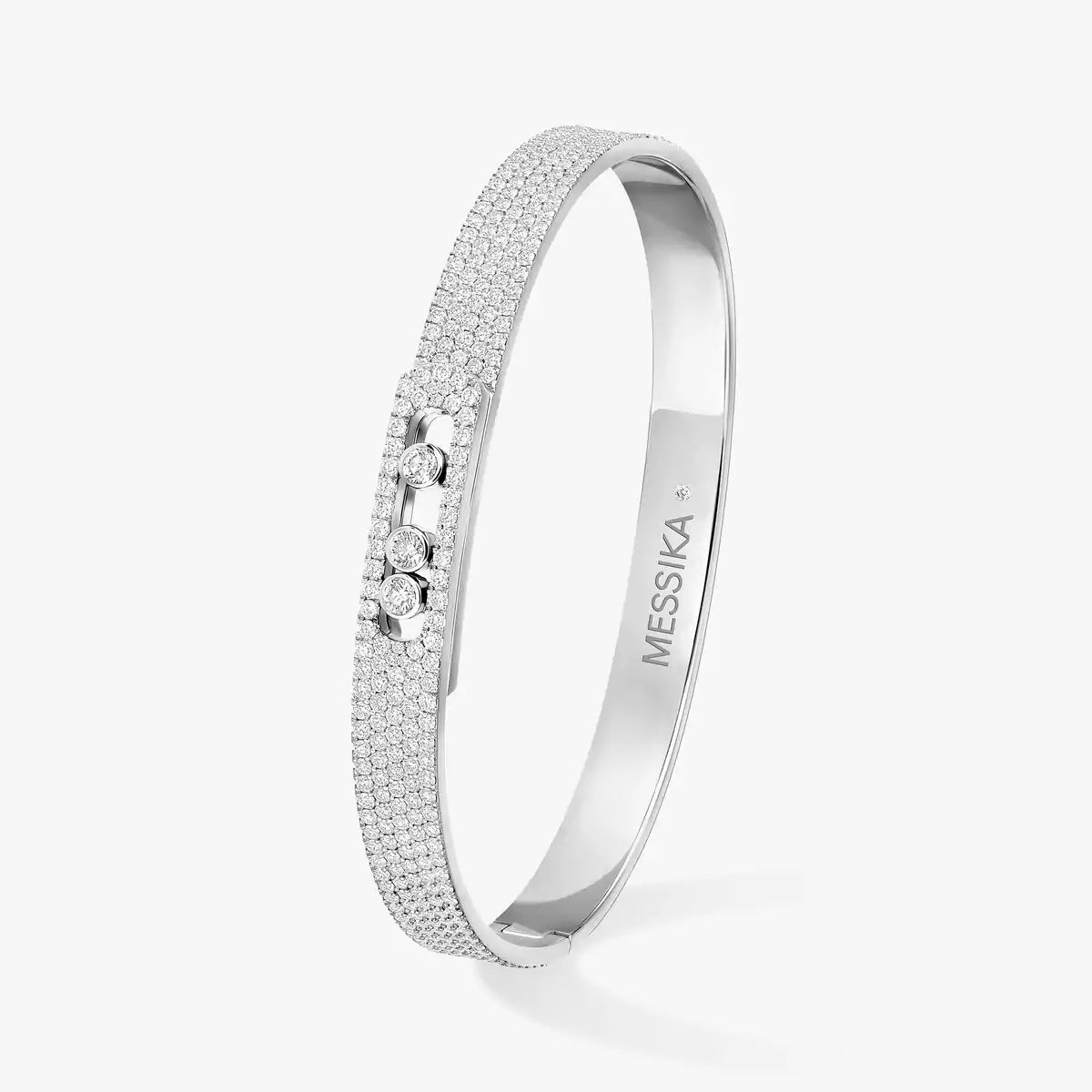 [KELA]MOVE NOA FULL-PAVÉ DIAMOND BANGLE BRACELET