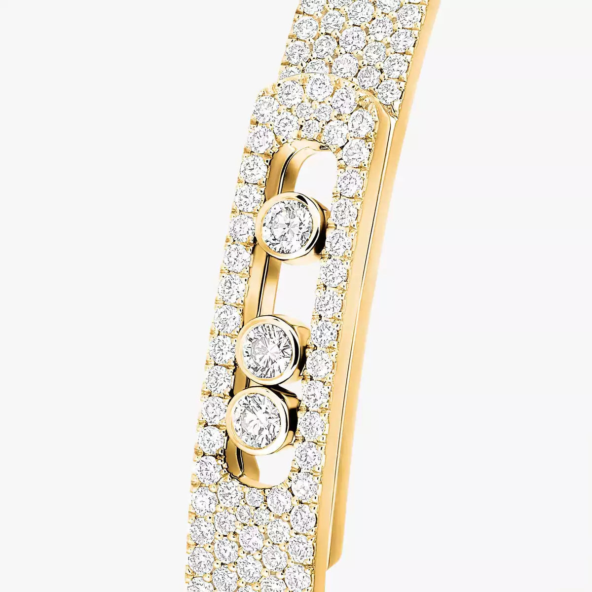 [KELA]MOVE NOA FULL-PAVÉ DIAMOND BANGLE BRACELET