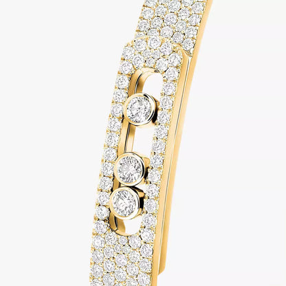 [KELA]MOVE NOA FULL-PAVÉ DIAMOND BANGLE BRACELET