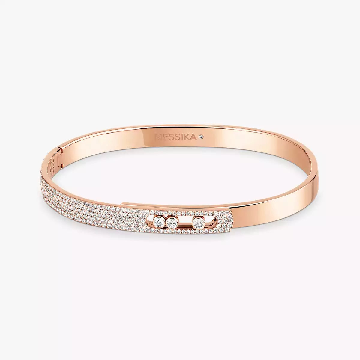 [KELA]MOVE NOA PAVÉ DIAMOND BANGLE BRACELET