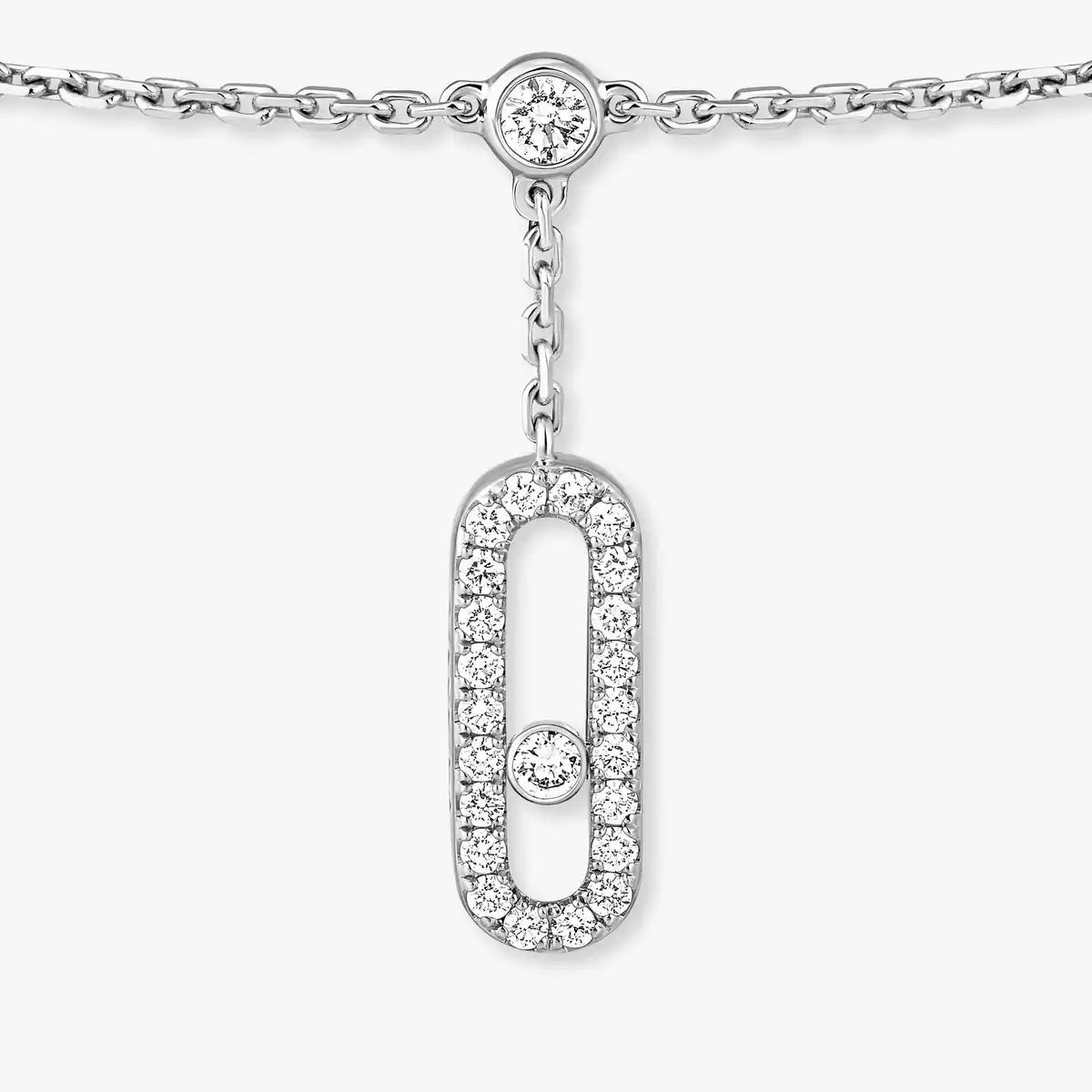 [KELA]MOVE UNO PAVÉ DIAMOND ANKLE BRACELET