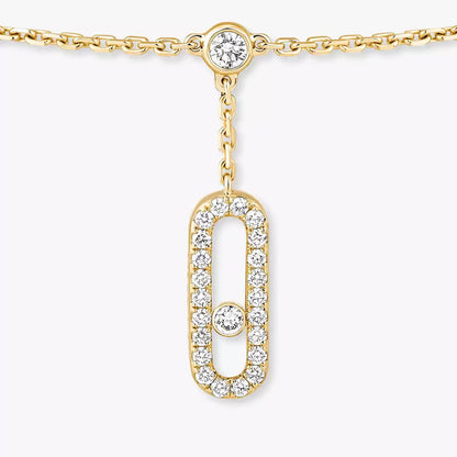 [KELA]MOVE UNO PAVÉ DIAMOND ANKLE BRACELET