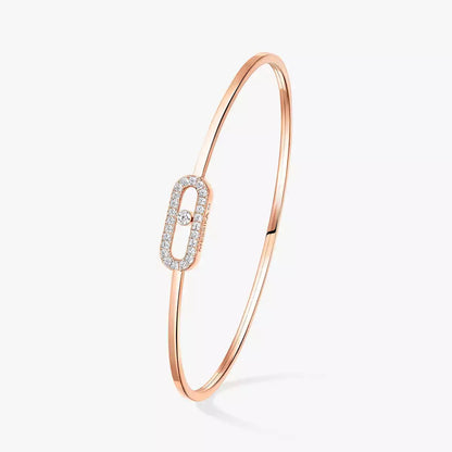 [KELA]MOVE UNO PAVÉ FLEX BANGLE (MEDIUM)